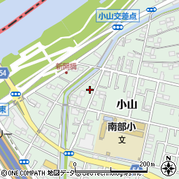 千葉県松戸市小山216周辺の地図