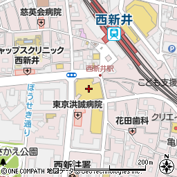 ブックオフパサージオ西新井店周辺の地図