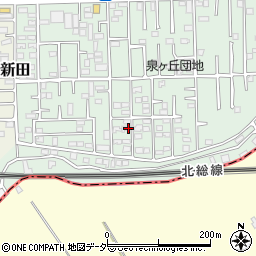 千葉県松戸市松飛台598-3周辺の地図