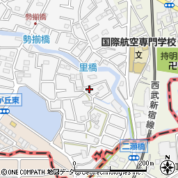 埼玉県所沢市久米50-3周辺の地図