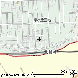 千葉県松戸市松飛台596-14周辺の地図