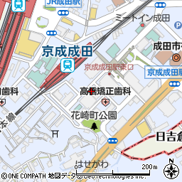 アパガーデンピア成田駅前管理室周辺の地図