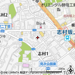 東京都板橋区志村1丁目34-21周辺の地図