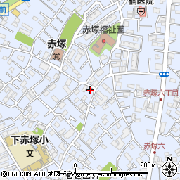 東京都板橋区赤塚6丁目周辺の地図