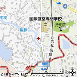 埼玉県所沢市久米353-1周辺の地図