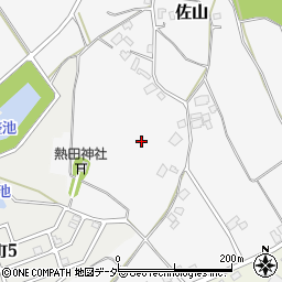 千葉県八千代市佐山周辺の地図