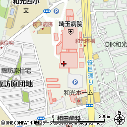国立病院機構　埼玉病院周辺の地図