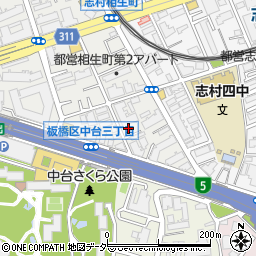 東京都板橋区相生町3周辺の地図