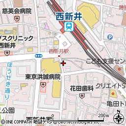 東京都足立区西新井栄町1丁目13-13周辺の地図