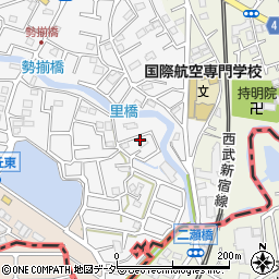 埼玉県所沢市久米50-6周辺の地図