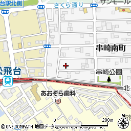 千葉県松戸市串崎南町121周辺の地図