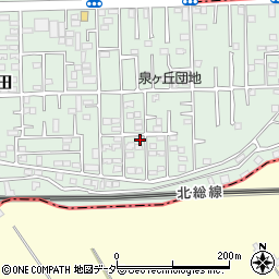 千葉県松戸市松飛台597-7周辺の地図
