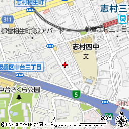 ＢＥＬＩＳＴＡ志村三丁目周辺の地図