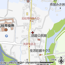 山梨県北杜市須玉町大豆生田549周辺の地図