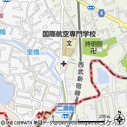 埼玉県所沢市久米2887-2周辺の地図