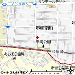 千葉県松戸市串崎南町133-2周辺の地図