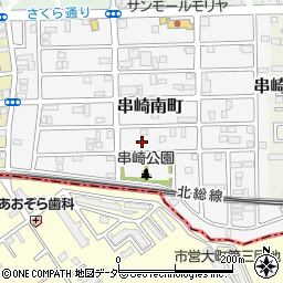 千葉県松戸市串崎南町133-8周辺の地図