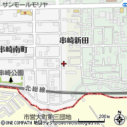 千葉県松戸市串崎南町261周辺の地図