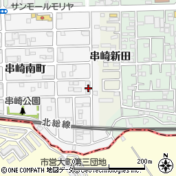 千葉県松戸市串崎南町149周辺の地図