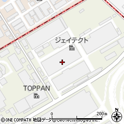株式会社ジェイテクト　関東物流センター周辺の地図