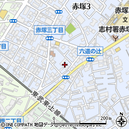 グランドール皆川周辺の地図