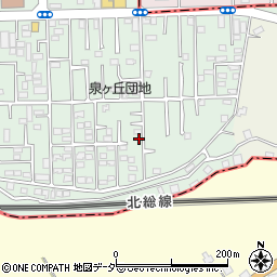 千葉県松戸市松飛台583-2周辺の地図
