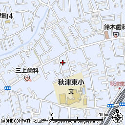 東京都東村山市秋津町4丁目38-13周辺の地図