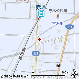 長野県伊那市西春近赤木8598周辺の地図