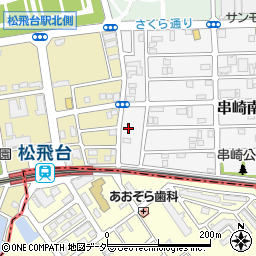 千葉県松戸市串崎南町221周辺の地図