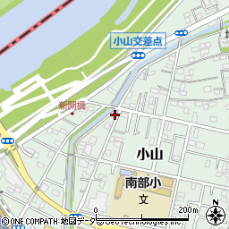 千葉県松戸市小山212周辺の地図