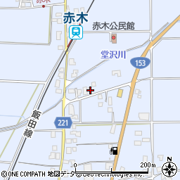 長野県伊那市西春近赤木8579-2周辺の地図