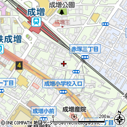 東京都板橋区成増2丁目周辺の地図