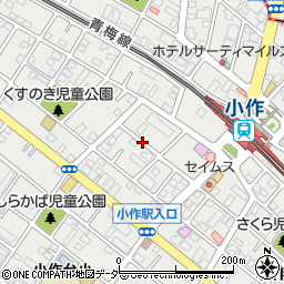 東京都羽村市小作台周辺の地図