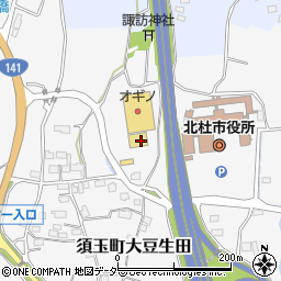 ドラッグストアマツモトキヨシ　アクロスプラザ須玉店周辺の地図