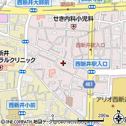 秋本工芸周辺の地図