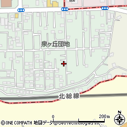 千葉県松戸市松飛台583-15周辺の地図