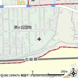 千葉県松戸市松飛台586-34周辺の地図