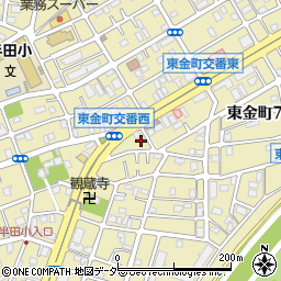 東京都葛飾区東金町周辺の地図