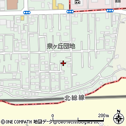 千葉県松戸市松飛台582-6周辺の地図