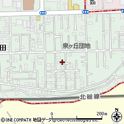 千葉県松戸市松飛台580周辺の地図