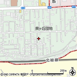 千葉県松戸市松飛台581周辺の地図