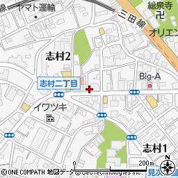 バンビ坂上店周辺の地図