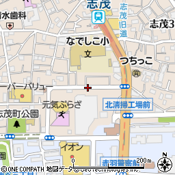 〒115-0042 東京都北区志茂の地図