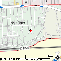 千葉県松戸市松飛台586-35周辺の地図