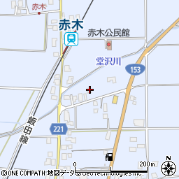 長野県伊那市西春近赤木8590周辺の地図