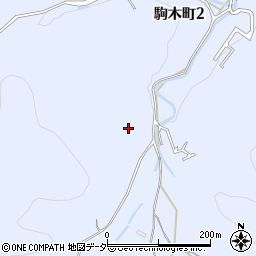 東京都青梅市駒木町周辺の地図