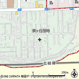 千葉県松戸市松飛台582-12周辺の地図