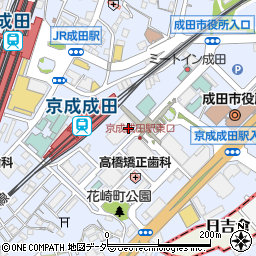 ＮＰＣ２４Ｈ京成成田駅前パーキング周辺の地図