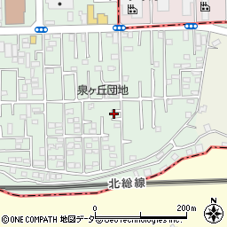 千葉県松戸市松飛台583-8周辺の地図