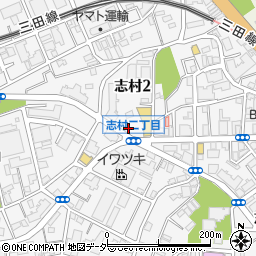 東京都板橋区志村2丁目周辺の地図